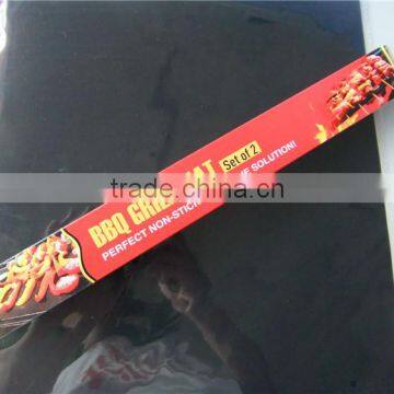 2017 Hot Sale NON-STICK BBQ Grill Mat for Barbecue Grill Sheet Cooking Baking Microwave Oven Use Black Dinner Party Accessories photo-2