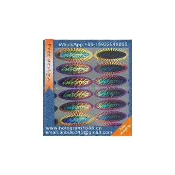 Printing 3d Hologram Stickers Label photo-3