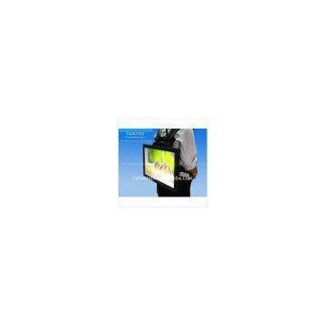 Video on vest 22 inch lcd advertising player