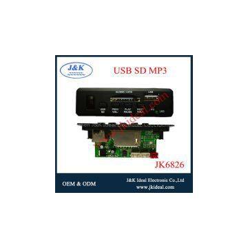 JK6826  SD card usb mp3 player fm radio kit