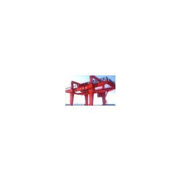MG Model Double Beam Trolley Hook Gantry Crane