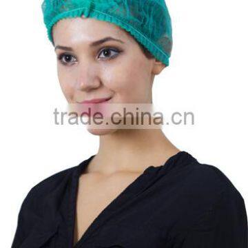 PP nonwoven disposable clip bouffant cap for surgical&medical