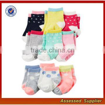 Wholesale Custom Girl and Boy Cotton Socks for Baby JH57 photo-4