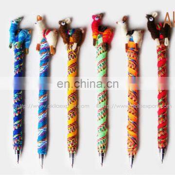 Cheap Aguayo Handmade Woven Pens Pens With Llama Alpaca