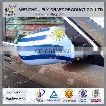 advertising car mirror cover flag