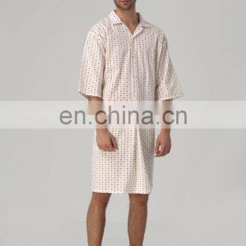 V-neck Comfortable Flame Retardant Hospital Clothing Patient Gown photo-2