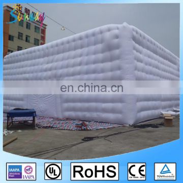 China Outdoor Rental Inflatable Cube Tent White Inflatable Cube Event Party Tent