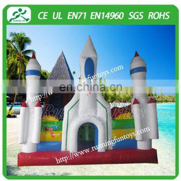 2015 rocket inflatable fun city, inflatable amusement park, inflatable playground