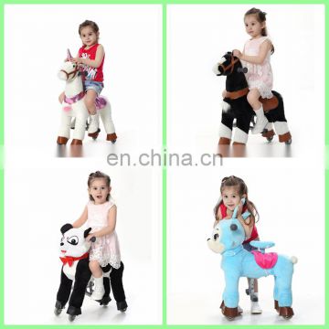 New arrival!!!HI CE wonderful mechannical ride on animal for kids to have fun in mall,ride on toys horse with wheel