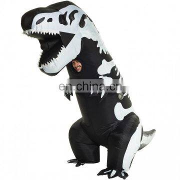 GIANT T-REX SKELETON INFLATABLE COSTUME FANCY DRESS FOR ADULT