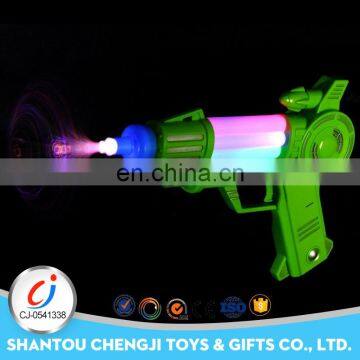 Children flashing plastic electric weapon gun toys for kids