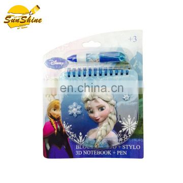 SPECIAL FROZEN NOTE BOOK WITH PEN FOR KIDS