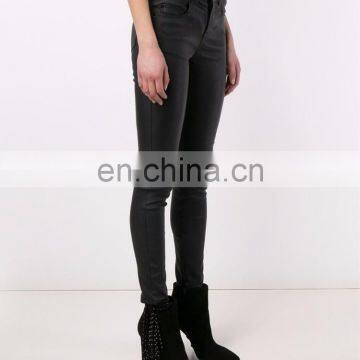 Five Pockets Design Slim Tight Leather Pants photo-4