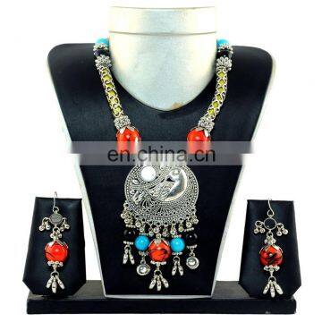 Wholesale Navratri Set-Navratri Banjara necklace set- Indian vintage Navratri fashion jewellery