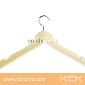 17.5'' Replicated wooden hanger Plastic coat hanger