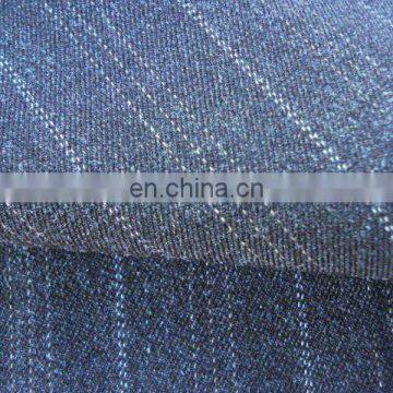 Stripe twill T/R/SP stretch fabric Plain Dyed spandex suiting for Ladies wear