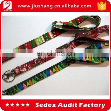 Custom Fashion Style ID Card Holder Funny Cute Christmas Lanyard