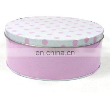 Round storaging metal moon cake box