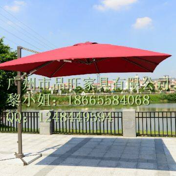 Swimming Pool Outdoor Banana Umbrella Brushed 9 Fee Low?maintenance