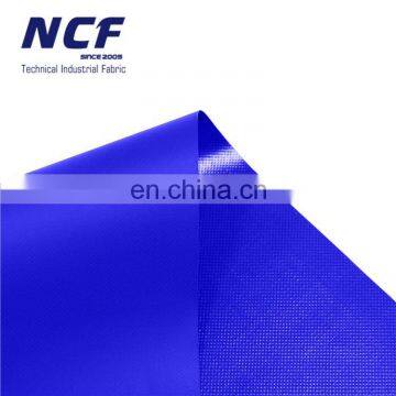 Customized High Quality Waterproof Blue Color PVC Coated Tarpaulin Fabric