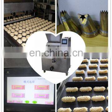 Home Cookie Making Machine Golden Puff Biscuit Moulding Machine