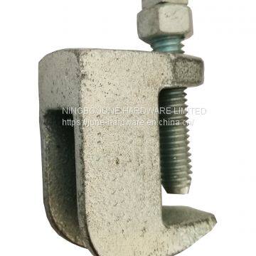 Galvanized iron beam clamp