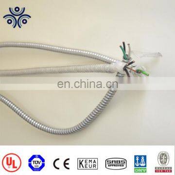 UL 1569 MC/BX cable with THHN conductor cables aluminum alloy armored cable 600V