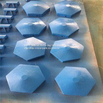 Original OEM Supplie Roll Crusher Wear Parts CV128 Distributor Plate Apply to Sandvki Baramc VSI photo-2