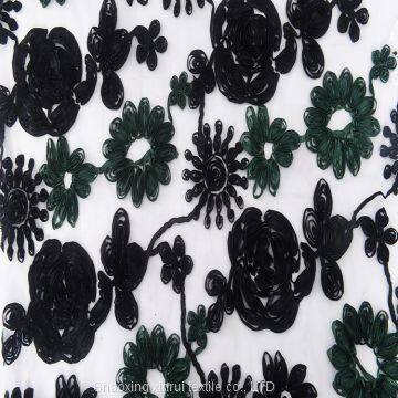 Ribbon 3d Embroidery Lace Fabric photo-2