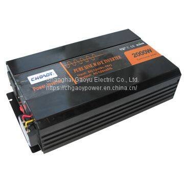 CHGAOY Pure Sine Wave Solar Power Inverter 2000W 12V DC to 120V±5% AC 60HZ Converter Off Grid With LCD Display photo-3