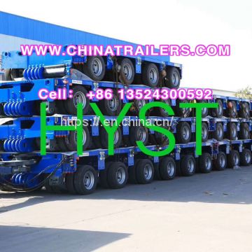 Goldhofer type 300 tons capacity hydraulic multi axle low bed self propelled modular transporter