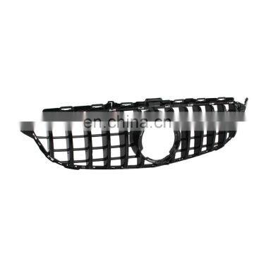 Black GT R Front Grille Grill 2019 For Mercedes Benz C Class C63 AMG W205