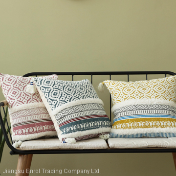 Cotton knitted Vintage Pillowcase