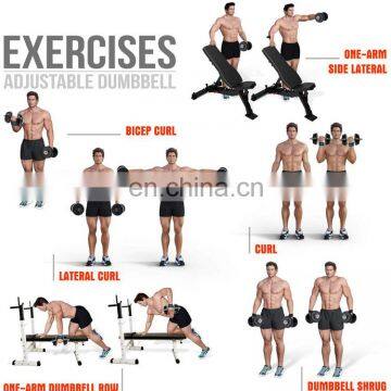 Factory Direct Sale Gym Equipment Weightlifting Dumbbell Set Fitness Equipment Buy Online Adjustable Dumbbells Buy Online photo-7