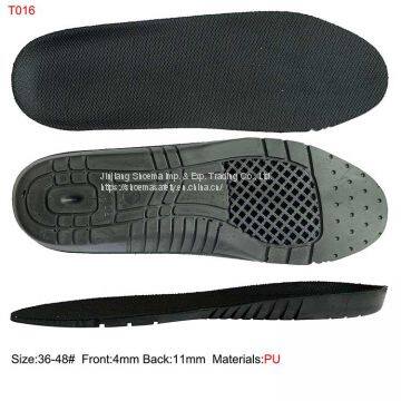 Breathable PU Shoe Insoles With Textile for Making Safety Shoe
