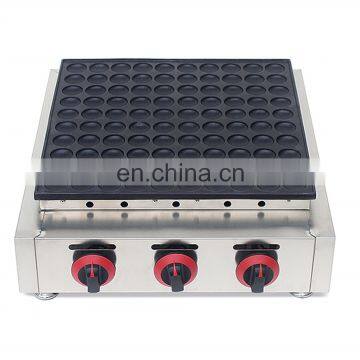 CE Factory Price double plate poffertjes gas grill machine for 100 pcs mini poffertjes, gas poffertjes machine for sale