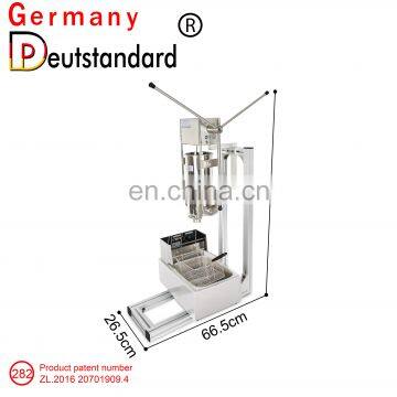 Snack Machine 5L Funnel Churros Making Machine With 6 L Fryer