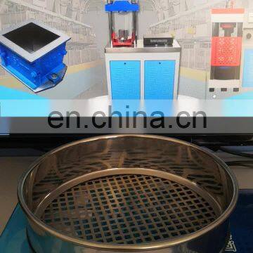 Diameter 200mm 300mm Stainless Steel Test Sieves with Lid and Pan for Soil Sand