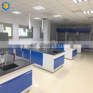 High quality laboratory furniture metal work bench workshop lab island table