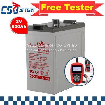 Csbattery 2V1200ah Maintenance-Free-Rechargeable AGM Battery for High-Recombination-Efficiency/VFD-Systems/Stationary/Renewable