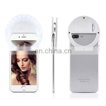 LED Selfie Ring Light Small Mini Phone Use Circle Light for Photo Shoot Live Broadcast