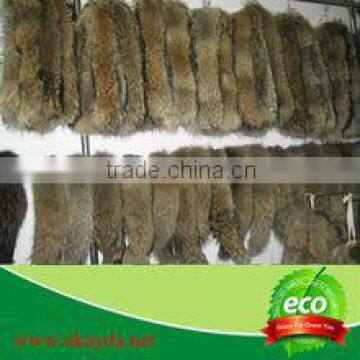 Natural raccon fur for garment