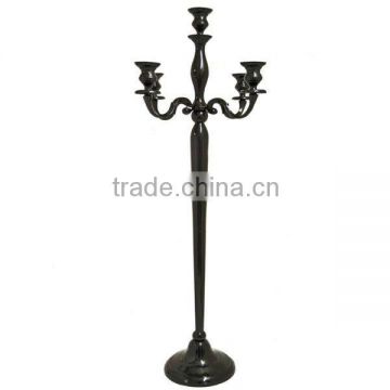 Black Brass Decorative Candelabra For Wedding And Parties