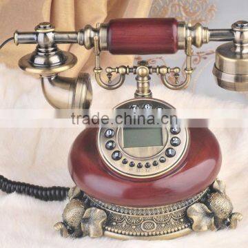 European caller ID display antique old style phone