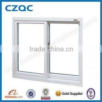 Double glass Conch pvc windows and doors