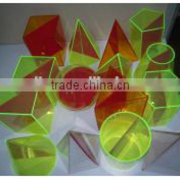 15pcs Solid Acrylic Geometry model