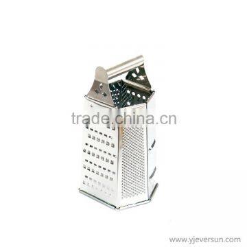 2015 Hot sale Kitchen helper 6-sides grater plastic handle microplane zester grater