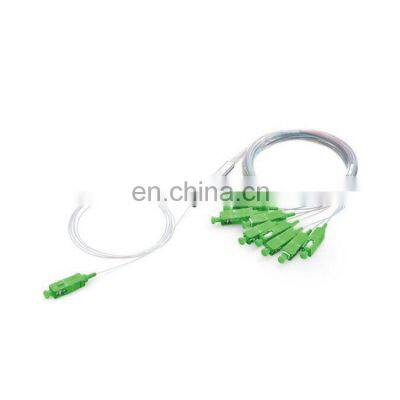 Mini Module Steel Tube Coupler PLC Splitter 1X8 Fiber Optic Splitter With SC/APC Connector