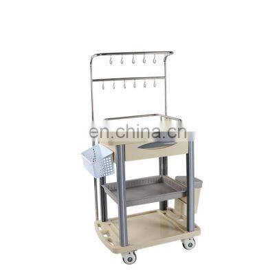 Hospital ABS Medical Emergency Trolley Emergency Cart for Hospital Use photo-3