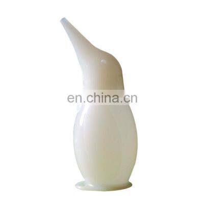 New style white silicone material cleaner penguin nasal aspirator baby